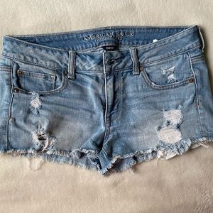 American Eagle Shortie Jean Shorts Size 8